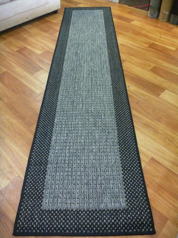 Sunrise Silver/Grey Black Flatweave Area Floor Rugs also Hall Runners and Round