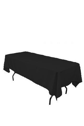 5 of Commercial Grade Table Cloth Cover 145 x 320cm White or Black
