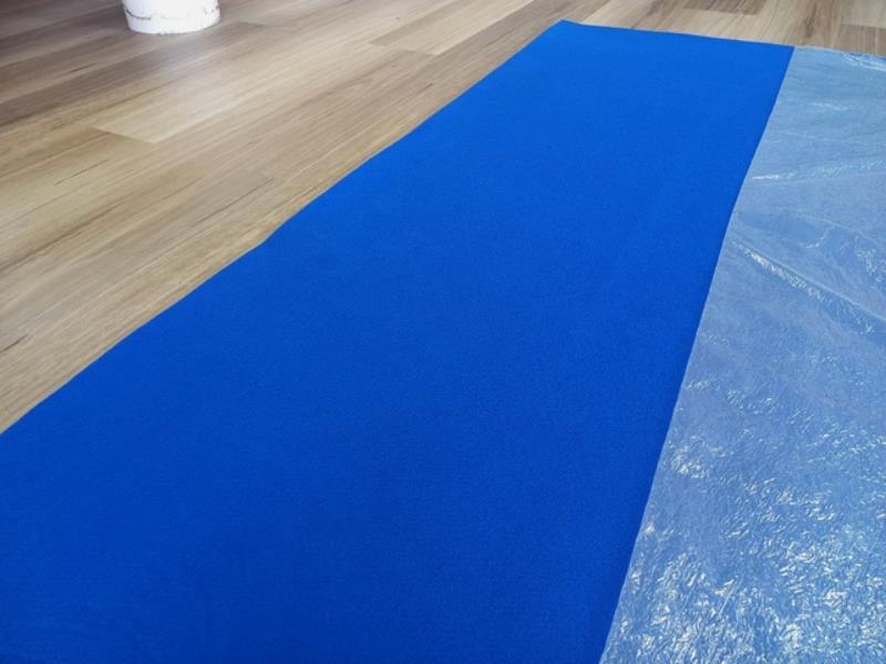 Blue Expo Event Carpet Budget Runner 2m wide 30m Roll Bulk Order - Online Only