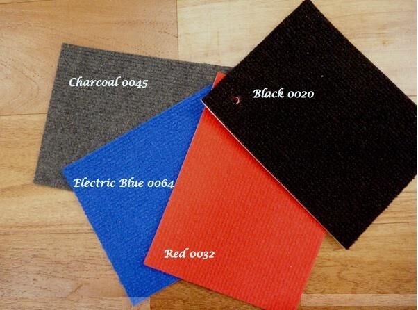 Black Showroom Event Gel Backed Carpet Budget Runner 2m wide 40m Roll Bulk Order - Online Only