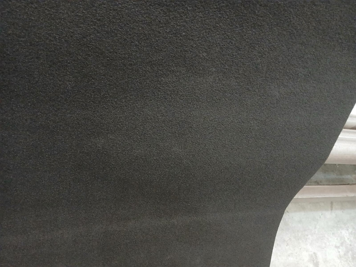 Black Velour Auto 4mm Thick Carpet 2 meters wide Roll 25 meters Long Faulty Bulk Order - Online Only