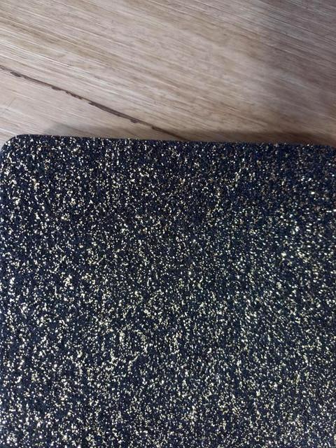Black with Gold Glitter Expo Event Carpet Runner 2m x 30m Long Rolls Bulk Order - Online Only