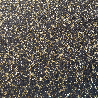 Black with Gold Glitter Expo Event Carpet Runner 2m x 30m Long Rolls Bulk Order - Online Only
