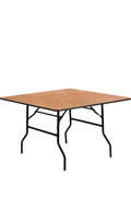 10 Banquet Folding Trestle Tables Package Deal 18mm Thick 11Ply Wood Top 120x120cm Online