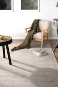 Silvaya Stone Hand Loomed Rayon Cotton Cut Loop Pile Rug