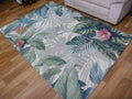 Indoor Outdoor Amazon Jungle Green Floor Area Rug