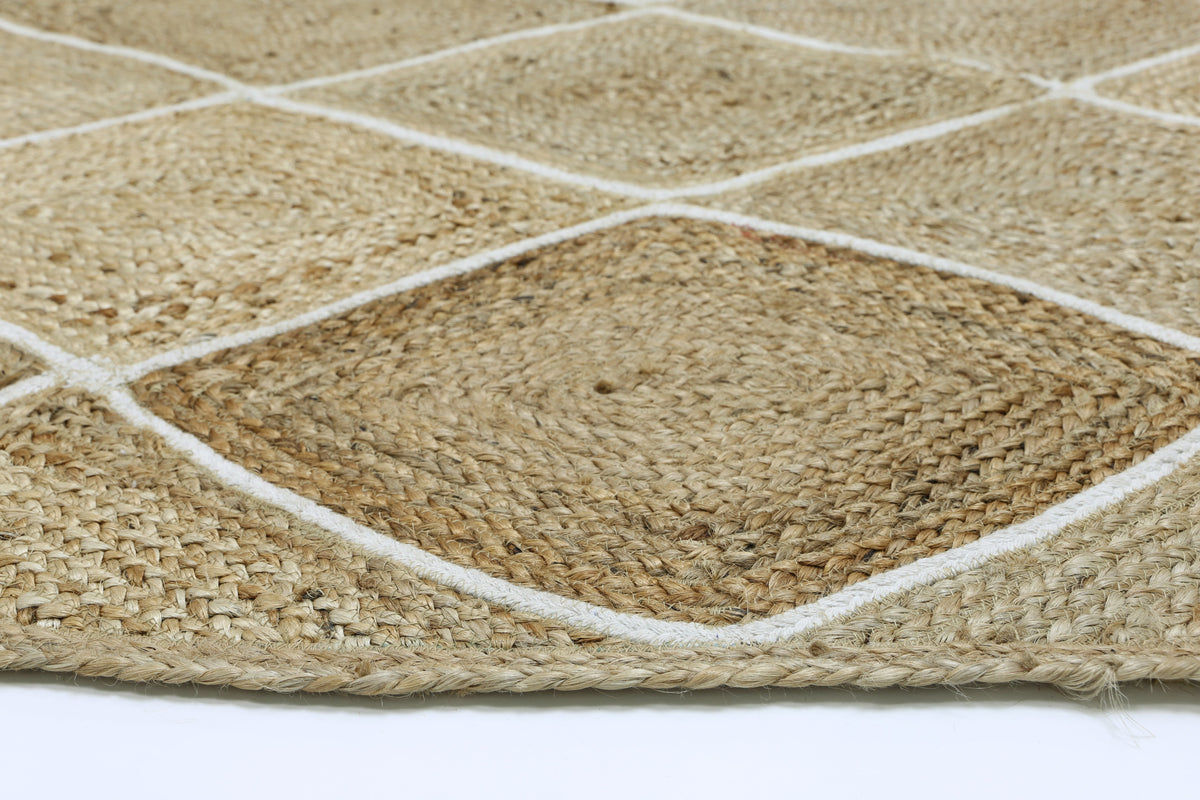 Artisan Natural Diamond Rug