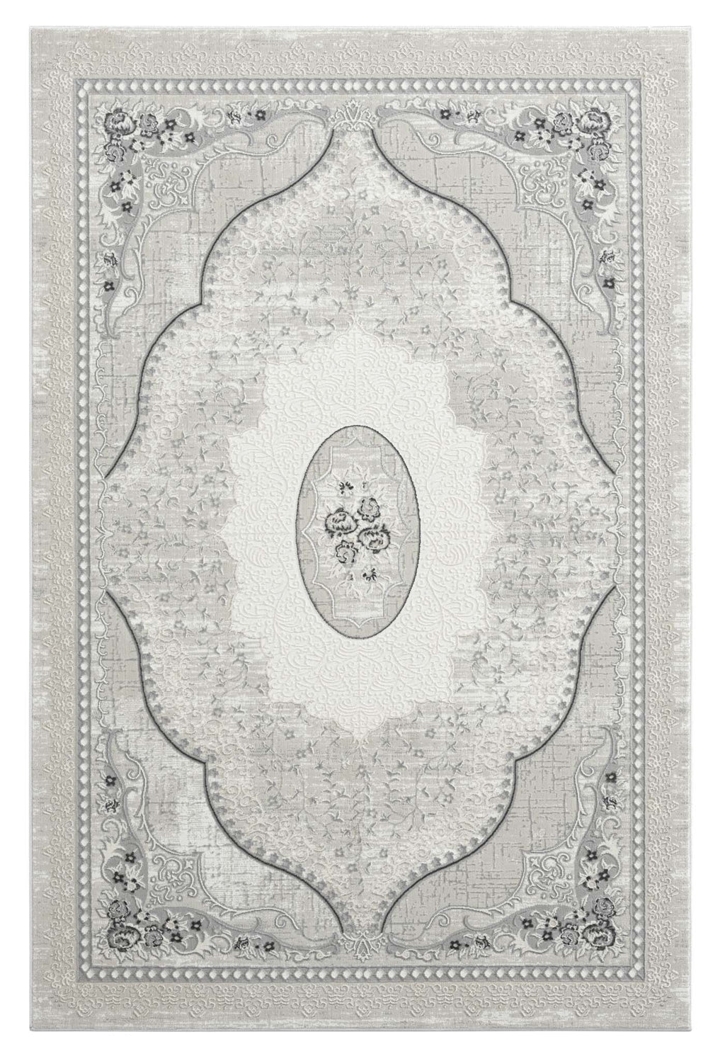 Amore 4002 Grey Runner by the Metre