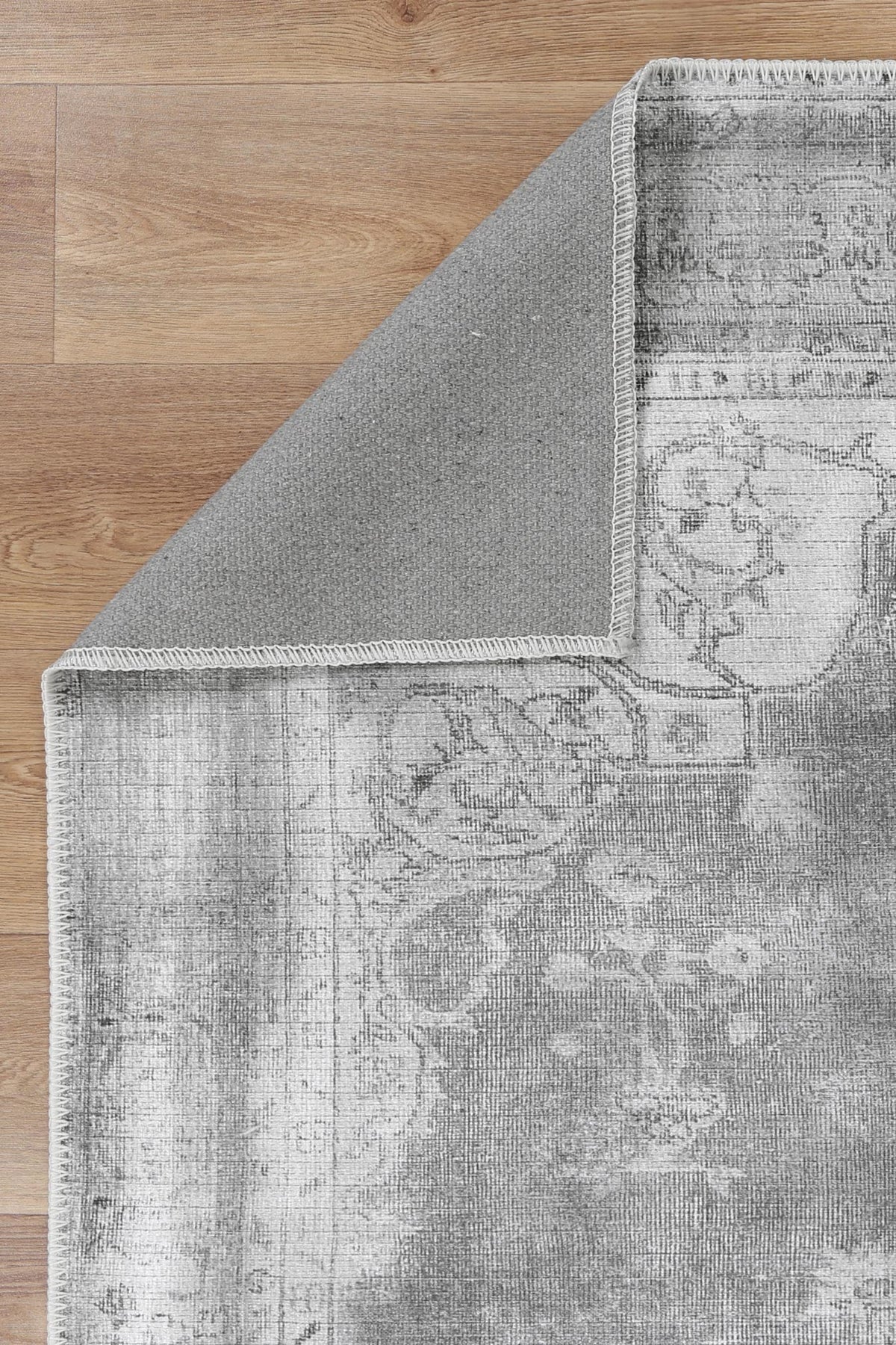 Babylon Isin Light Grey Washable Rug - VTL1192-01