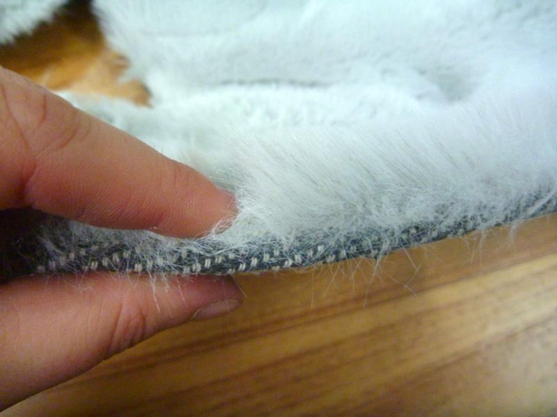 Super Soft Shaggy Faux Bear Light Silver Floor Area Rug