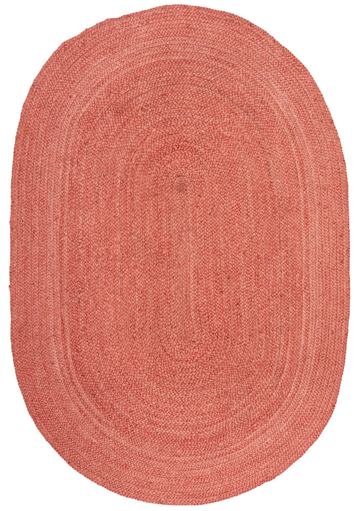 Bondi Terracotta Oval Rug