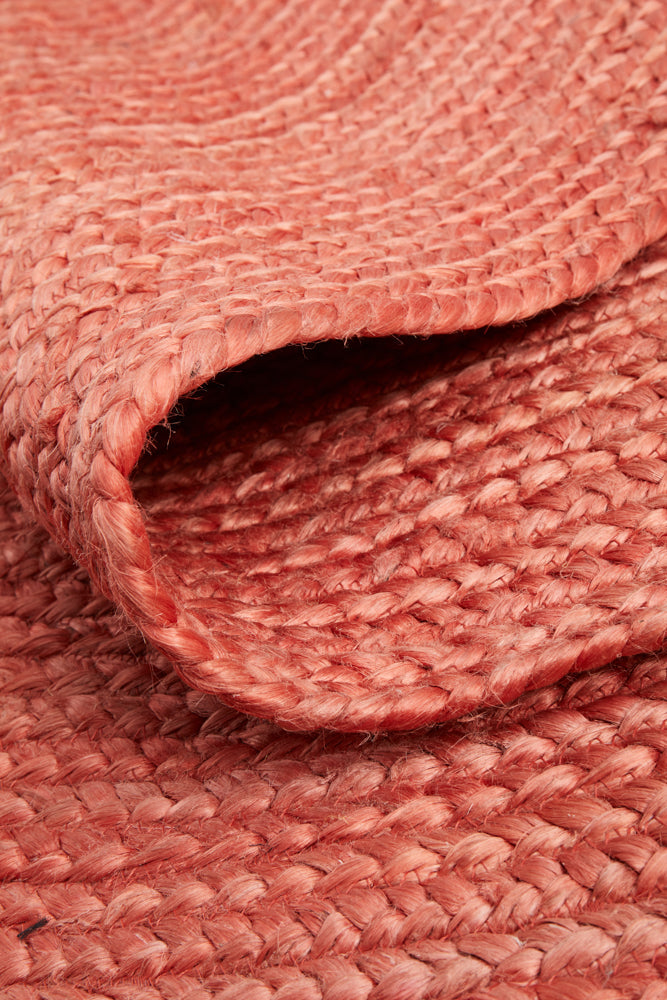 Bondi Terracotta Oval Rug