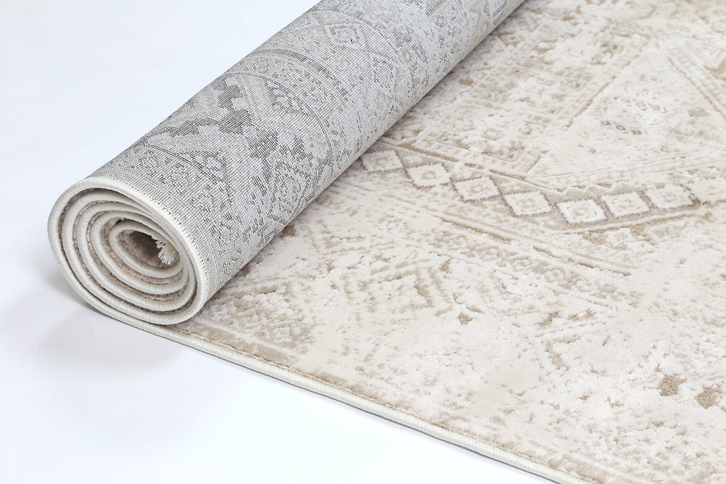 Bohemian Paradise Panel Beige Rug - 03BEIG