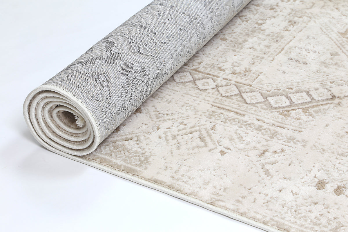 Bohemian Paradise Panel Beige Rug - 03BEIG