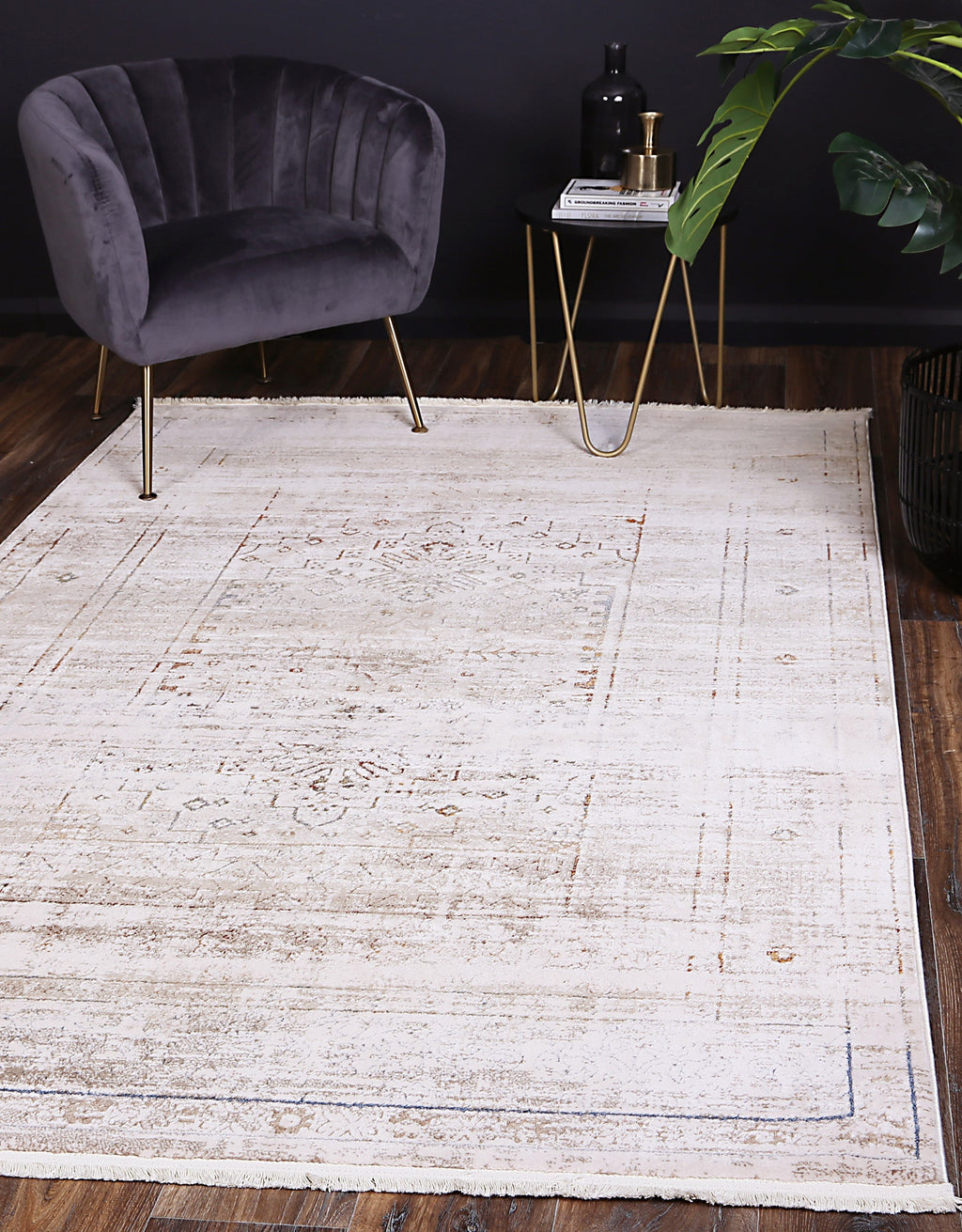 Bohemian Paradise Traditional Beige Multi Rug - 04BMUL