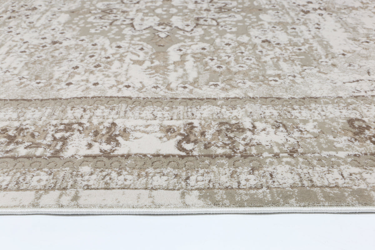 Bohemian Paradise Vintage Medalion Beige Rug - 08BEIG