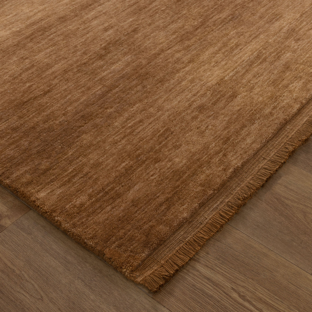 Charleston Hand-Knotted Wool Rug Butterscotch