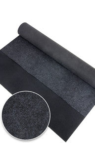 Black Budget Event Carpet 2m Wide x 50m Long Roll Bulk Order 2-3mm Thick - Online Only