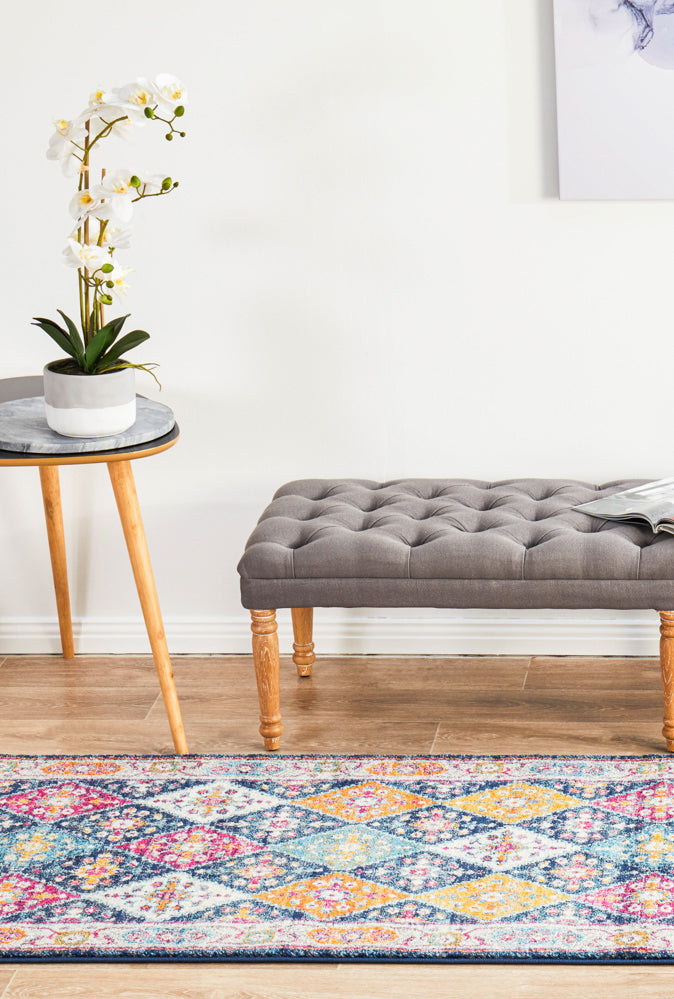 Century 933 Navy Runner Rug