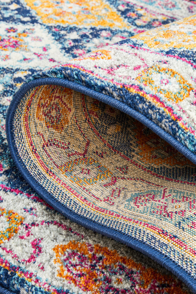Century 933 Navy Runner Rug