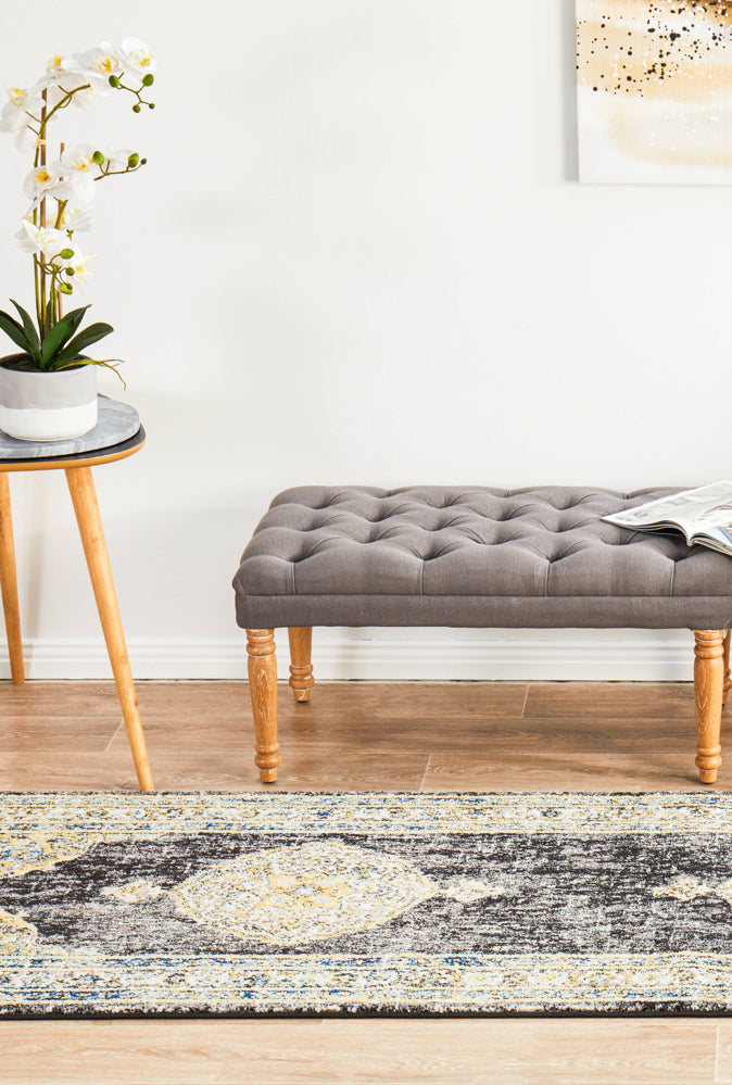 Century 955 Charcoal Runner Rug