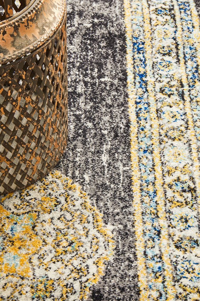 Century 955 Charcoal Runner Rug