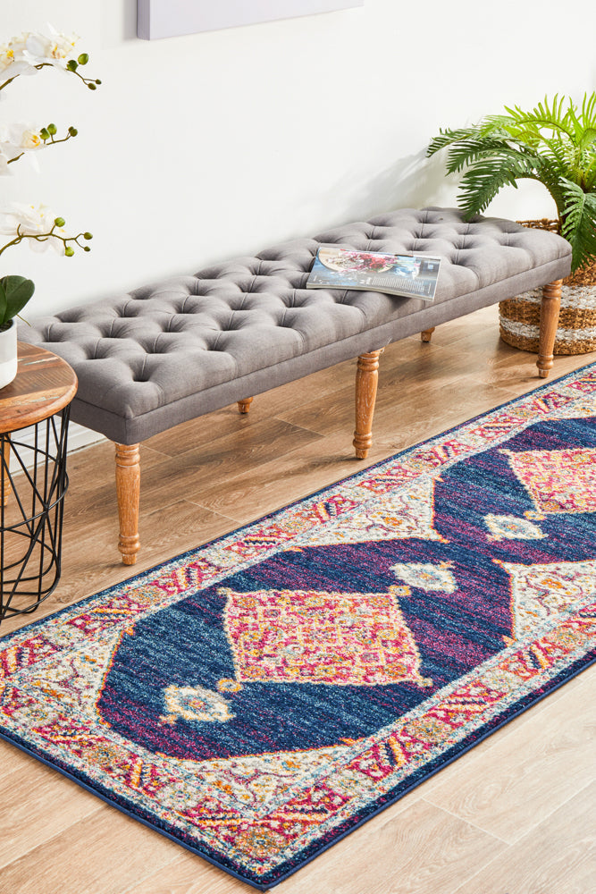 Century 966 Royal Blue Runner Rug