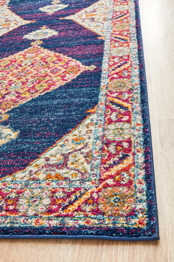 Century 966 Royal Blue Runner Rug