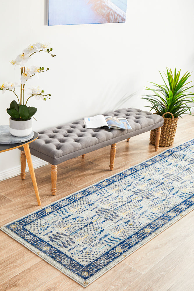 Century 988 Blue Runner Rug
