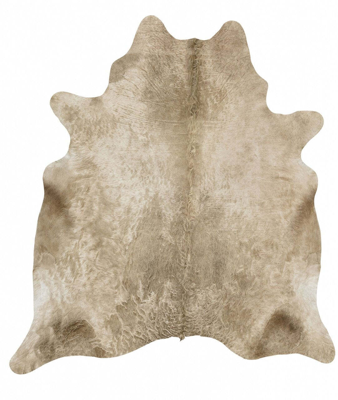 Premium Brazilian Cowhide Champagne Floor Area Rugs-Online
