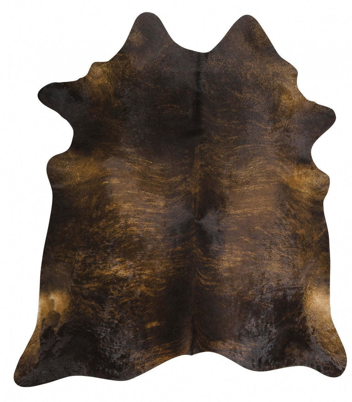 Premium Brazilian Cowhide Dark Brindle Floor Area Rugs-Online