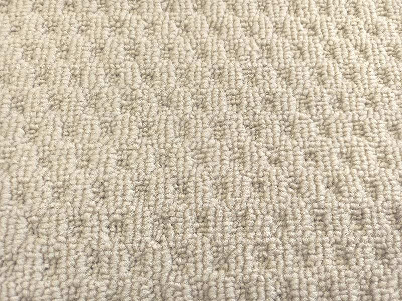 Clearance Carpet Hall Runner 80cm wide Plain Beige Rubber Backed End of Rolls