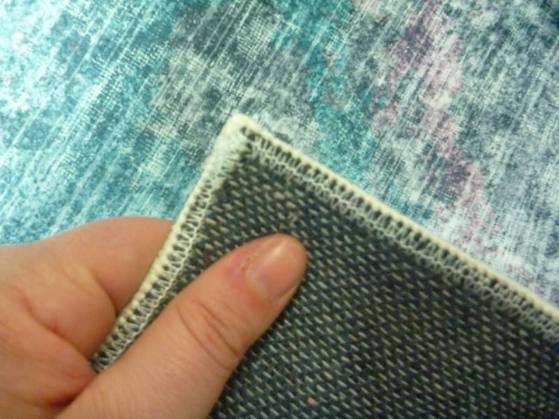 Super Soft Modern Chic Design Whirlpool Light Blue Multi Floor Area Rugs