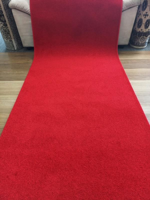 Red Wedding Event Carpet Runner Rolls Cut by the Meter 3.66m Wide 11mm Thick Classic City - Online