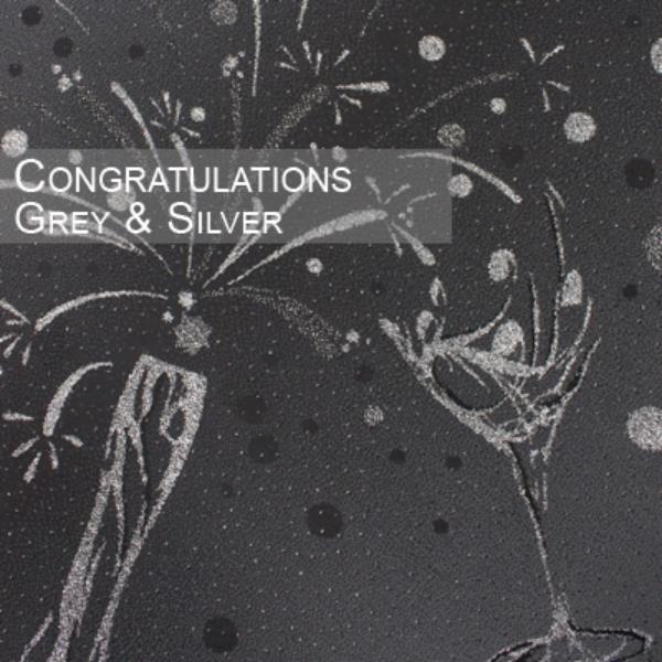 Event Wedding Congratulations Grey Silver Shimmer Carpet Runner 100cm x 20m Roll Bulk Order