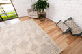 Soft Contemporary Cozy Design Jester Ivory Beige Floor Area Rugs