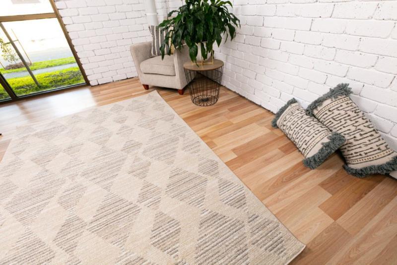 Soft Contemporary Cozy Design Jester Ivory Beige Floor Area Rugs