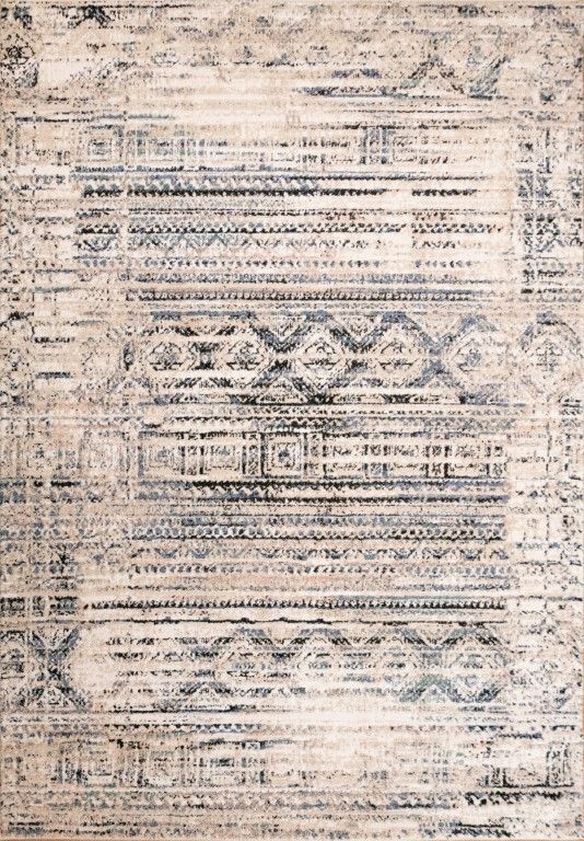 Soft Contemporary Cozy Design Boxed Ivory Beige Floor Area Rugs