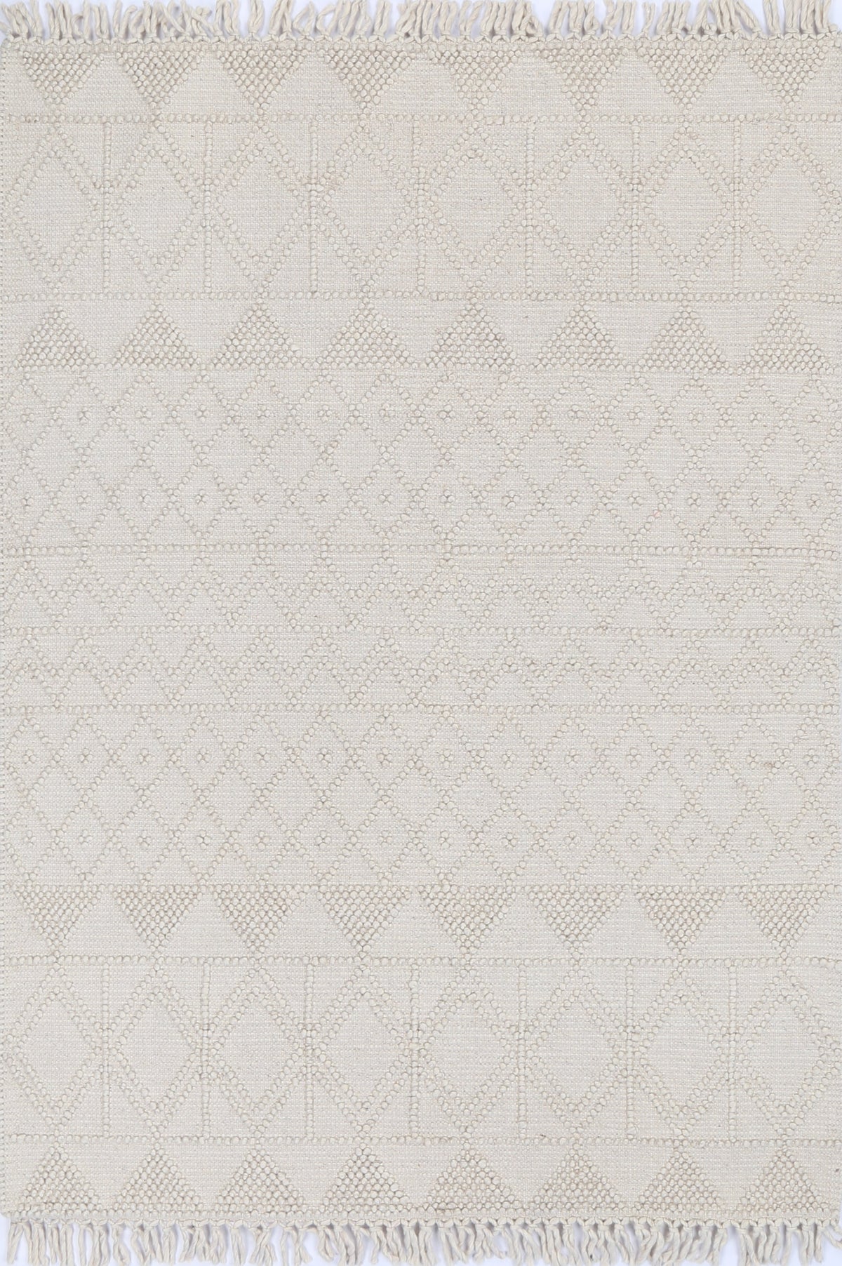 Diego Inca Beige Wool Rug - DIEG01