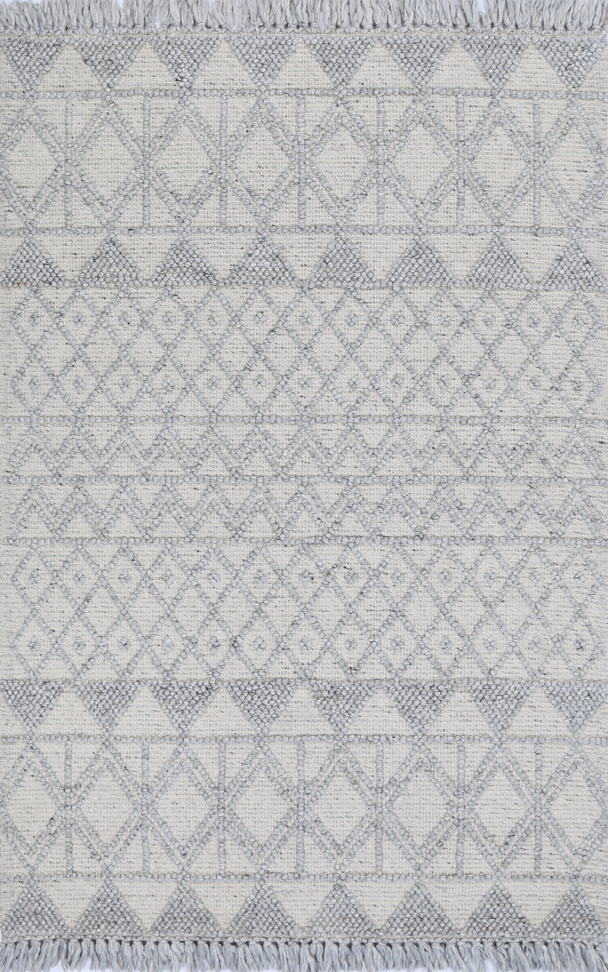 Diego Inca Grey Wool Rug - DIEG01