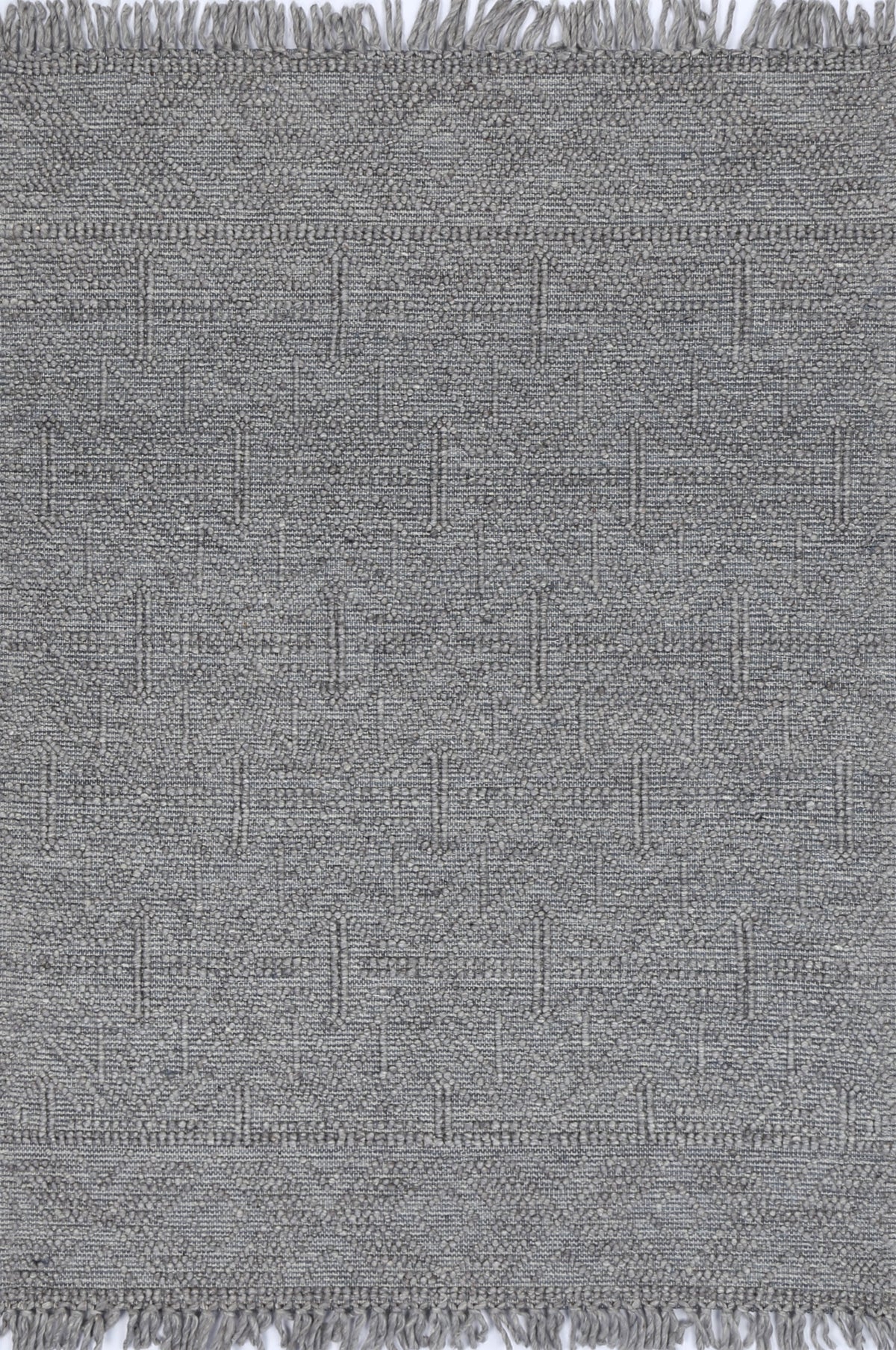 Diego Tribal Grey Multi Wool Rug - DIEG02