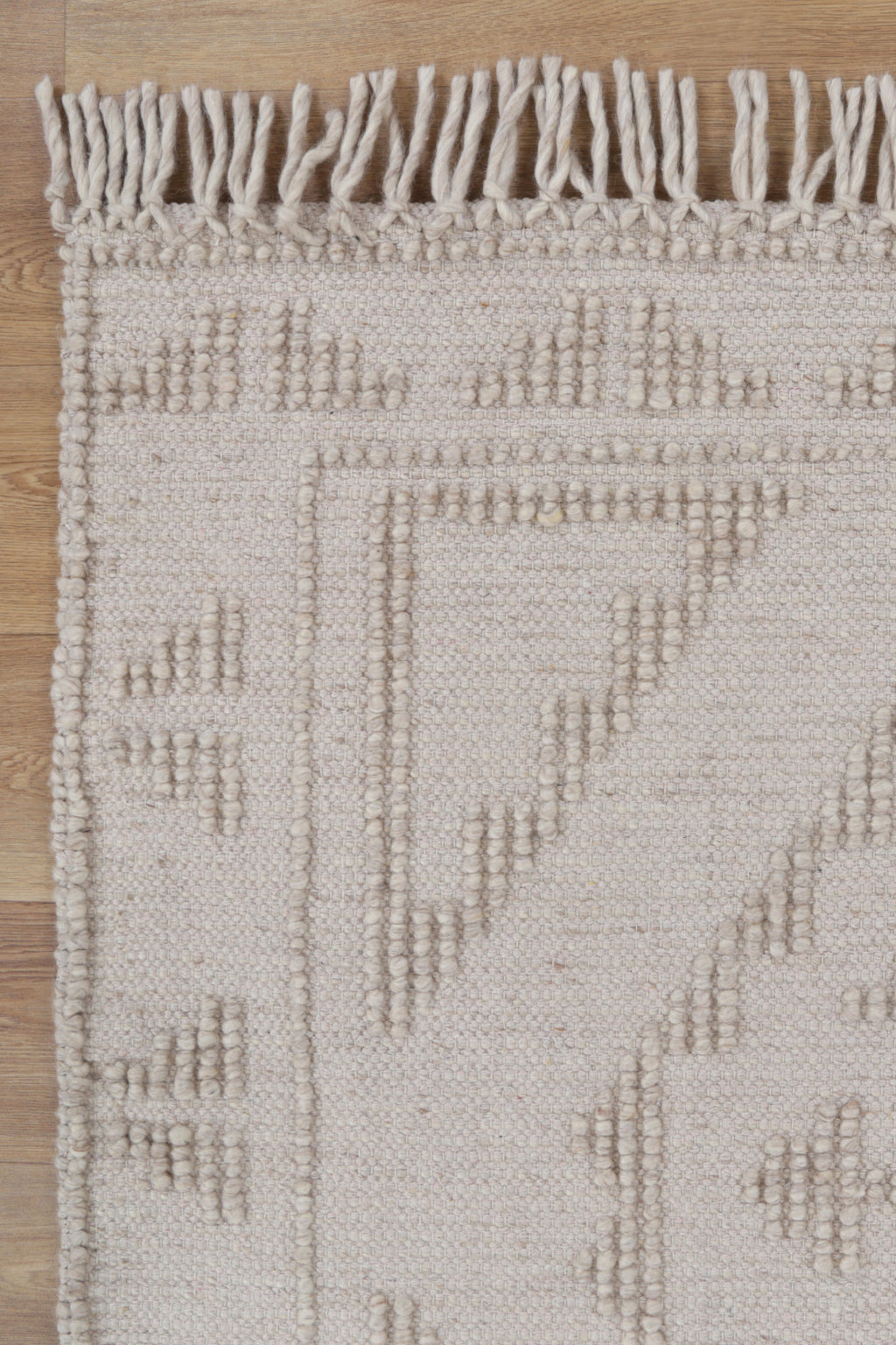 Diego Ornamental Brown Wool Rug - DIEG03