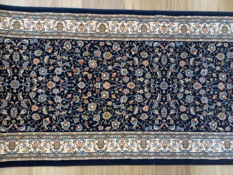 Clearance Hall Runners Navy Persian Design Elite 80 or 100cm Wide