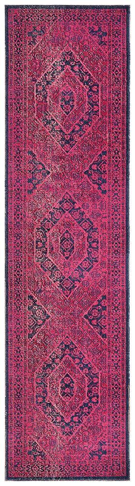 Eternal Whisper Vision Magenta Runner Rug