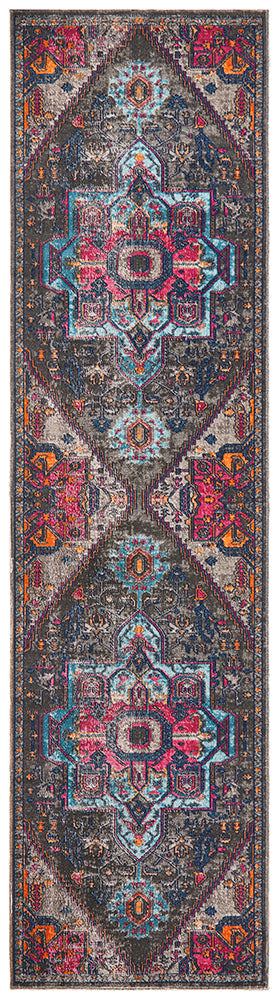 Eternal Whisper Quad Grey Runner Rug