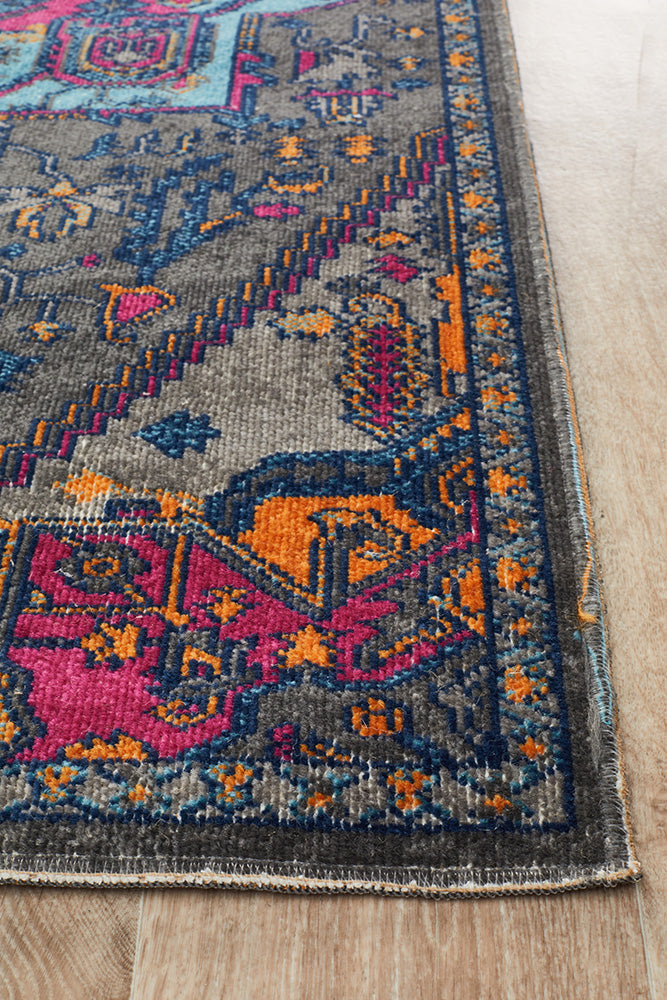 Eternal Whisper Quad Grey Runner Rug