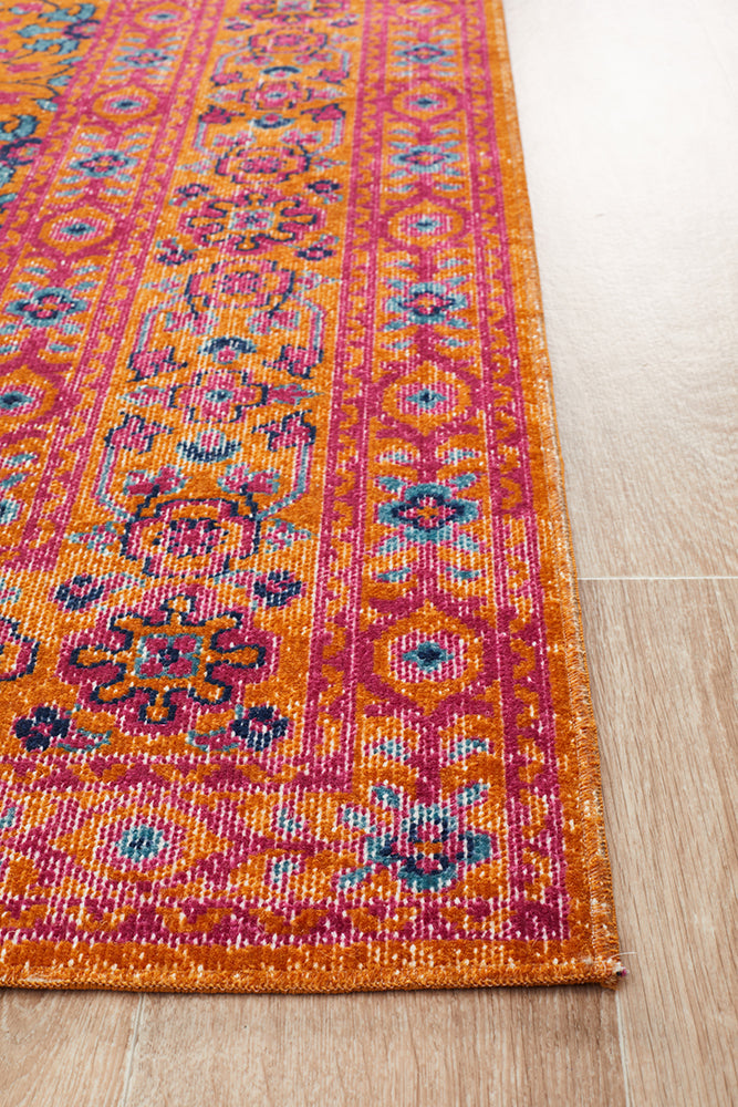 Eternal Whisper Sunset Rust Rug