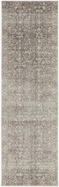 Aurelian Pidgeon Grey Ornamental Power Loomed Rug & Runner 10mm Thick