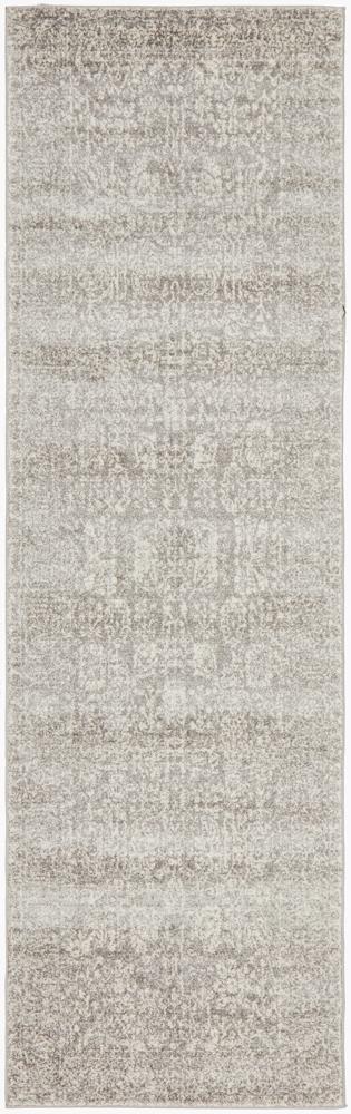 Aurelian Homage Grey Ornamental Power Loomed Rug & Runner 10mm Thick