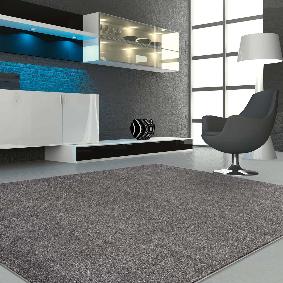 Europa 1000 Dk Grey Runner by the Metre
